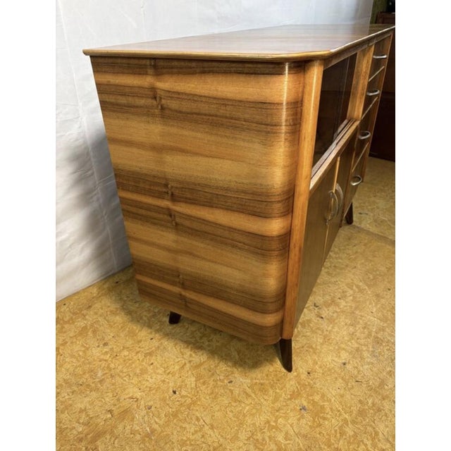 Mid-Century Modern Walnut Cocktail Cabinet attributed to František Jirák for Tatra Nábytok, 1960s For Sale - Image 10 of 12