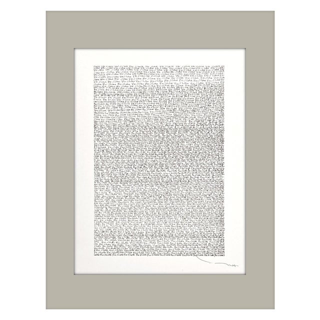 1211 Times I Love You - Original Drawing by Tehos For Sale - Image 6 of 7