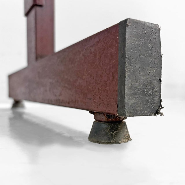 Italian Industrial Floor-Standing Metal Bottle Rack, 1990s For Sale - Image 12 of 13