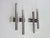 Gaetano Sciolari Four-Light Wall Sconces in Brushed Metal from Maison Sciolari. Italy, 1970s For Sale - Image 4 of 9