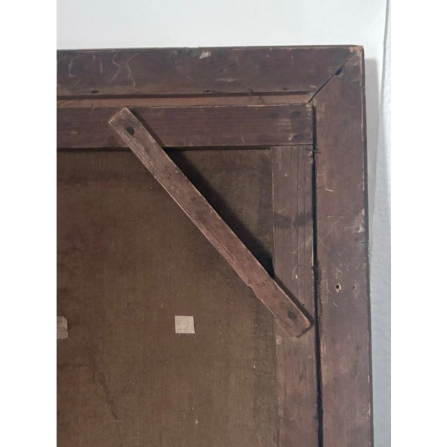 Late-18th Century Dutch School Portrait Oil on Canvas Painting For Sale - Image 15 of 18