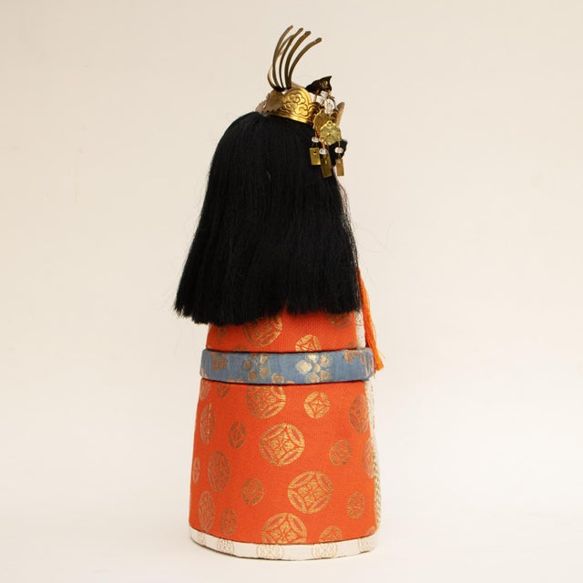 1980s Large Late Showa to Heisei Era Japanese Decorative Hina Doll "Princess" For Sale - Image 5 of 11