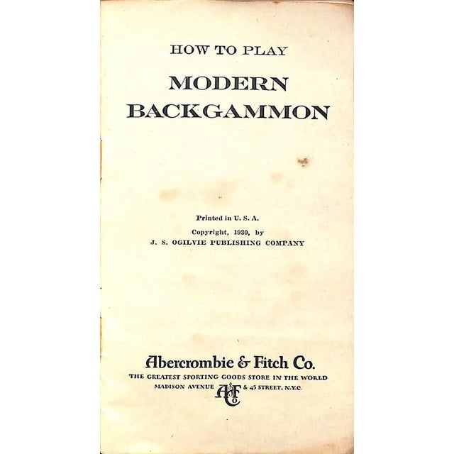 20 pp. Abercrombie & Fitch Co. 1930 6.25"x 3.5"