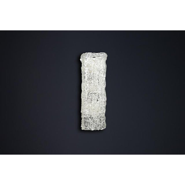 Mid-Century Modern Mid-Century Large Art Glass Sconces, Austria, 1950s For Sale - Image 3 of 10