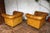 Vintage Pair of Brown Honey Leather Chesterfield Club Chairs — England, Circa 1950 For Sale - Image 9 of 18