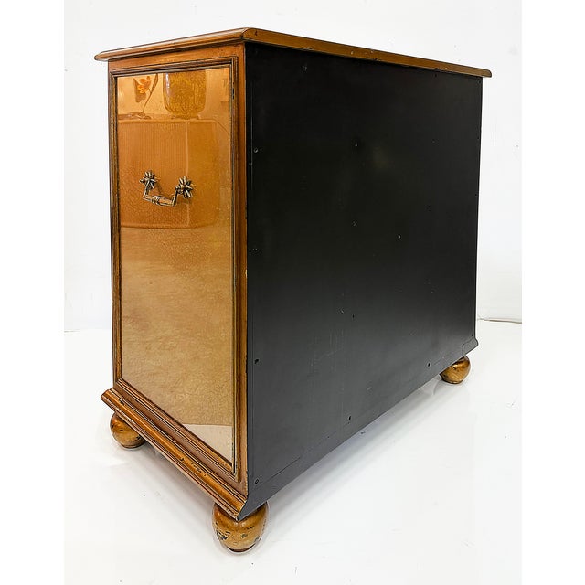 Vintage Theodore Alexander Eglomise Mirrored Chests, Pair For Sale - Image 9 of 10