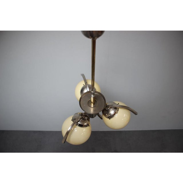 Art Deco Chandelier, 1930s For Sale - Image 10 of 14