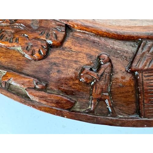 Minimalist Vide Poche in Wood, 1950s For Sale - Image 6 of 11