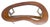 Late 20th Century Oiled Walnut Boomerang Kidney Shape Glass Top Stretcher Base Coffee Table Mint! For Sale - Image 5 of 15