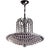Umbrella Pendant in Silver Finish For Sale