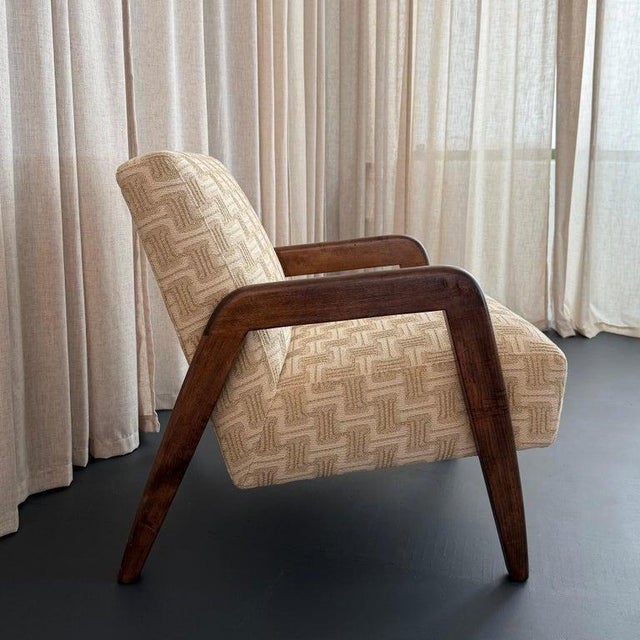 Wood Early Mid-Century Modern Thonet Armchair Attributed to Russel Wright For Sale - Image 7 of 11