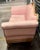 Mid 20th Century Louis XV Pink Damask Sofa For Sale - Image 5 of 12