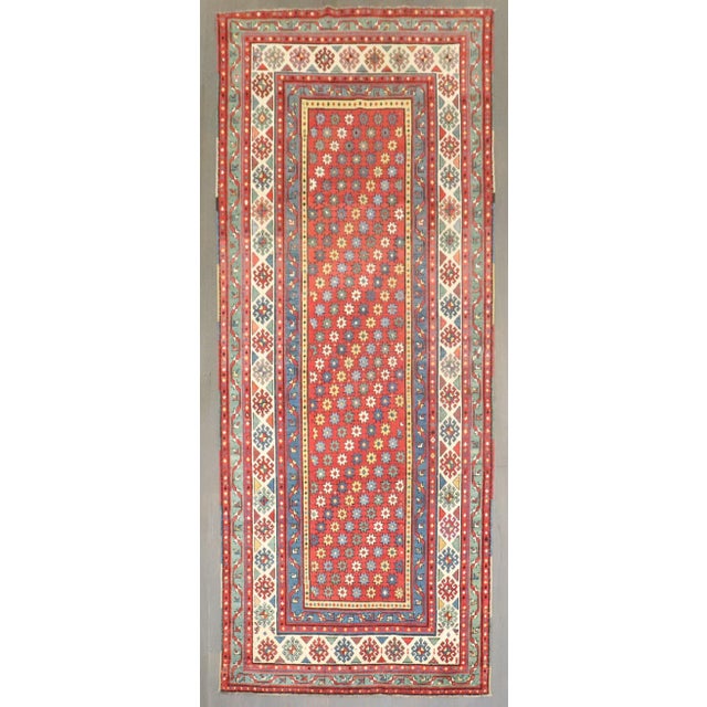 19th Century Antique Zabihi Collection Colorful Talish Runner For Sale In New York - Image 6 of 9