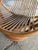 Mid-Century Modern Organic Bentwood Rattan Swivel Tub Chair For Sale - Image 4 of 18
