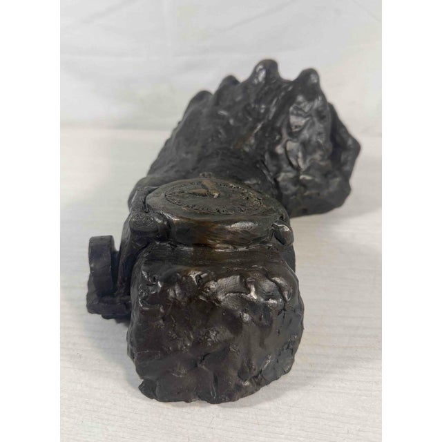 Figurative "15 Minutes of Fame"— Abstract Bronze Sculpture, Herbert Simon 1995 For Sale - Image 3 of 6