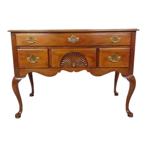 Hickory Chair American Master Collection Mahogany Lowboy Dressing Table Shell
