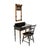 A smart and very well made antique Hitchcock vanity desk with chair and mirror. These were made in the USA by the...