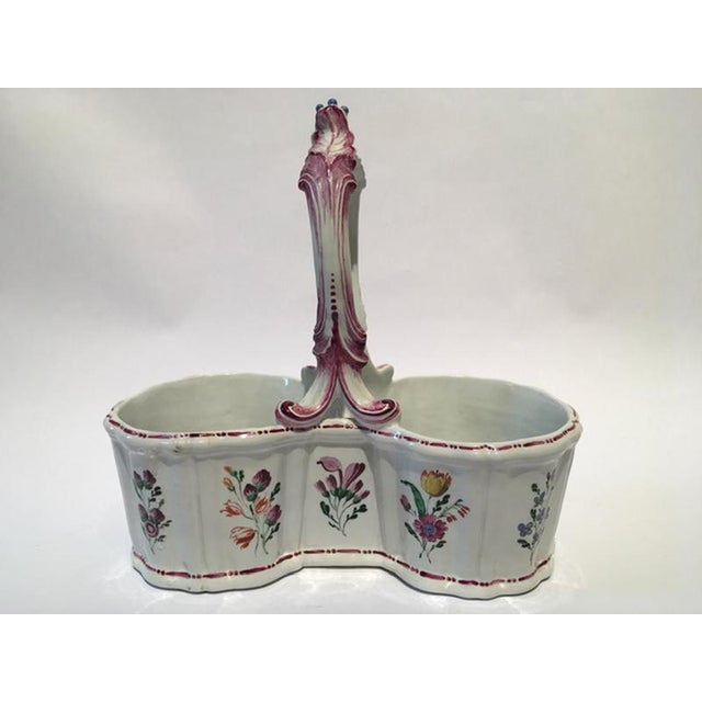 Porcelain Cruet with Floral Decor by Richard Ginori, Italy, 18th Century For Sale - Image 16 of 18