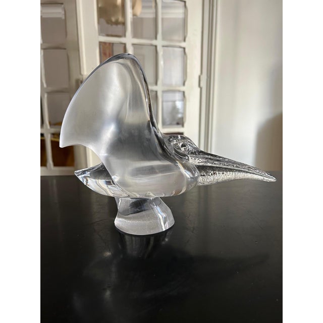 Pelican in Daum Glass by Jean Daum for Daum For Sale - Image 6 of 14