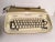 Mid-Century Modern Vintage Mustard Royal Safari Typewriter With Case & Key For Sale - Image 3 of 13