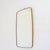 Rectangular Mirror with Brass Frame, 1960s For Sale - Image 3 of 7