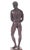 1970s Gary Ross Life-Size Bronze-Finish Fiberglass Sculpture of Standing Male Nude For Sale In Lexington, KY - Image 6 of 7