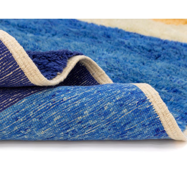 Hand-Knotted Wool Premium Rug by Azele Studio For Sale - Image 6 of 9