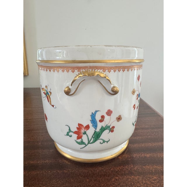 20th Century Porcelain De Paris Tiffany Cachepot For Sale - Image 10 of 12