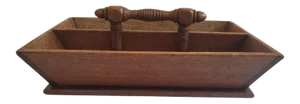 19th Century Walnut Cutlery Box
