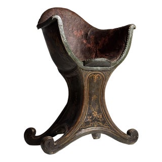 Venetian Gondola Chair, 18th Century For Sale
