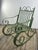 Patinated Green Wrought Iron Rocking Chair, 1990s For Sale - Image 9 of 11