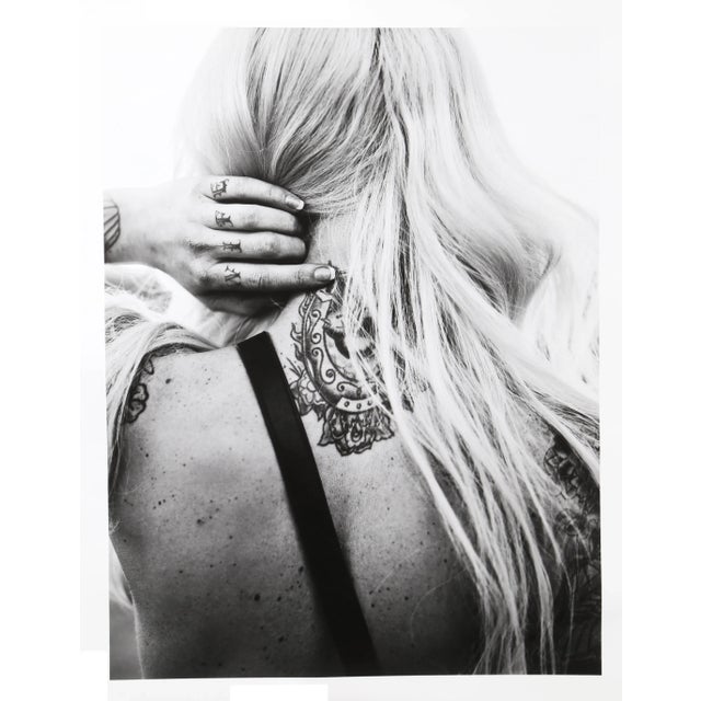 Contemporary Warwick Saint, Neck Tattoo, Photograph For Sale - Image 3 of 3