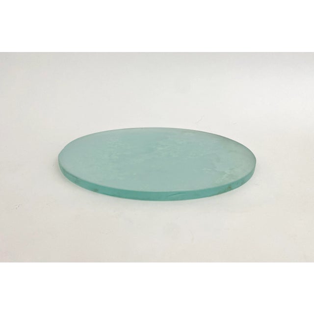 Belgian Salvaged Porthole Glass Charger For Sale - Image 4 of 9