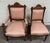 Victorian Antique Victorian Eastlake Carved His and Hers Parlor Chairs - Pair For Sale - Image 3 of 11