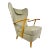 1950’s Swedish Highback Lounge Chair For Sale