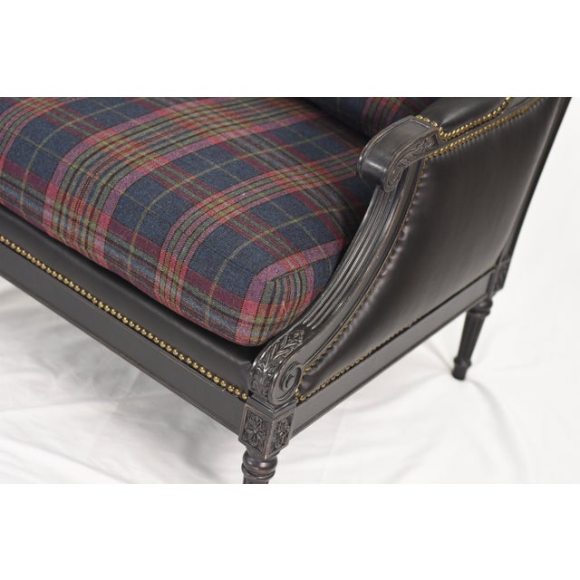 Ralph Lauren Plaid Armchairs & Ottoman For Sale In Washington DC - Image 6 of 16