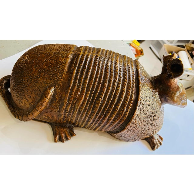 Vintage Texas Armadillo Decoy Figurine For Sale - Image 4 of 12