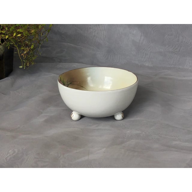 1920s Nippon Hand Painted Decorative Bowl For Sale - Image 5 of 12