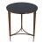 Global Views Round Granite Directorie Top Brass Table For Sale