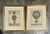 Late 20th Century Vintage Framed Hot Air Balloon Prints - Pair For Sale - Image 5 of 12
