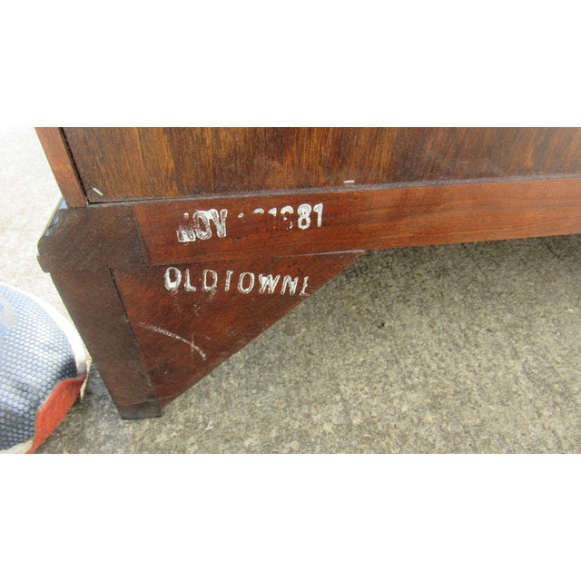 1980s Statton Old Towne Cherry Nightstand Table Designer For Sale - Image 6 of 7