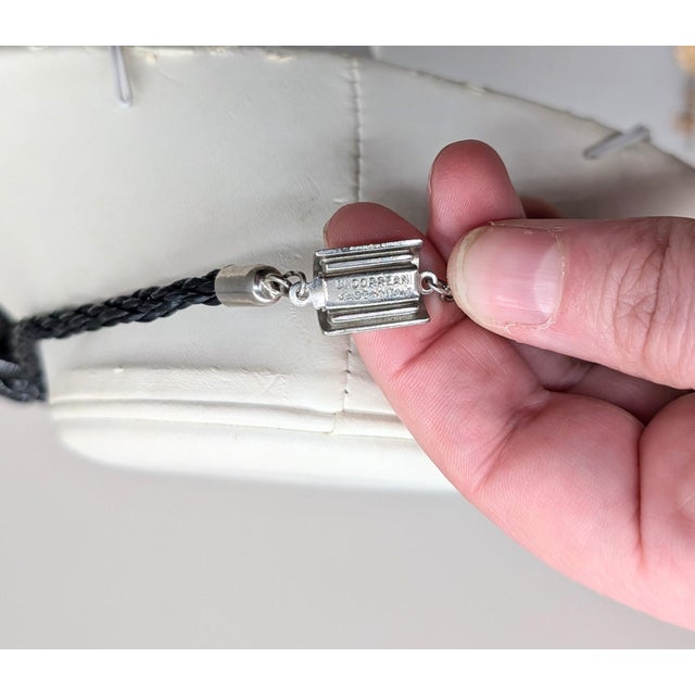 Metal Vintage Signed Ugo Correani Italy Faux-Black Coral Collar Necklace For Sale - Image 7 of 9