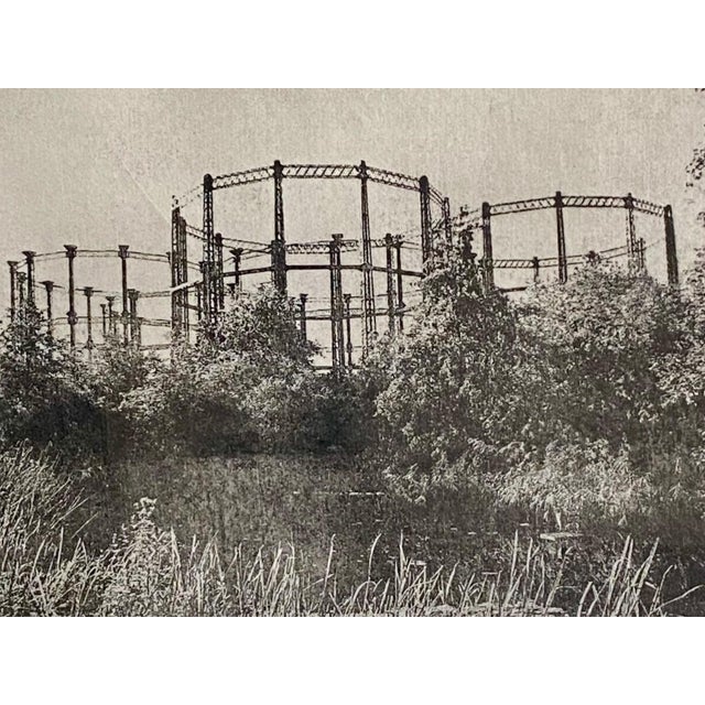 Barbara Webb, Gasometers, Kings Cross, Limited Edition Etching, 1990s, Framed For Sale - Image 6 of 11
