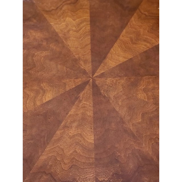 Century Furniture 1990s Century Furniture Mahogany Marquetry Chancery Court Coffee Table For Sale - Image 4 of 10