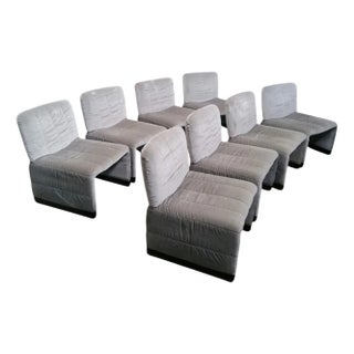 Alky Style Lounge Chairs by Giancarlo Piretti, 1970s, Set of 8 For Sale