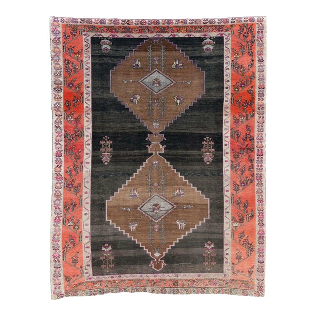Galerie Shabab Collection Mid-20th Century Handmade Turkish Anatolian Room Size Carpet For Sale