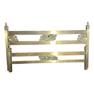 Bronze and Brass Double Bed attributed to Frigerio Desio, Italy, 1970s For Sale