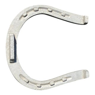 Large Horseshoe Metal Farrier Sign, Early 20th Century For Sale