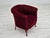 1950s Danish Lounge Chair in Velour & Beech, 1950s For Sale - Image 5 of 18