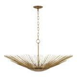 Alexa Hampton by Visual Comfort Studio Helios Wide Pendant, Gold For Sale